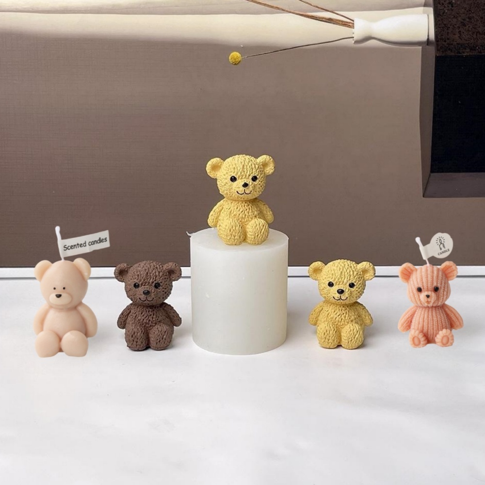 3D Cute Bear Candle Making Mou - Soap Making Chemical ulasan dan harga