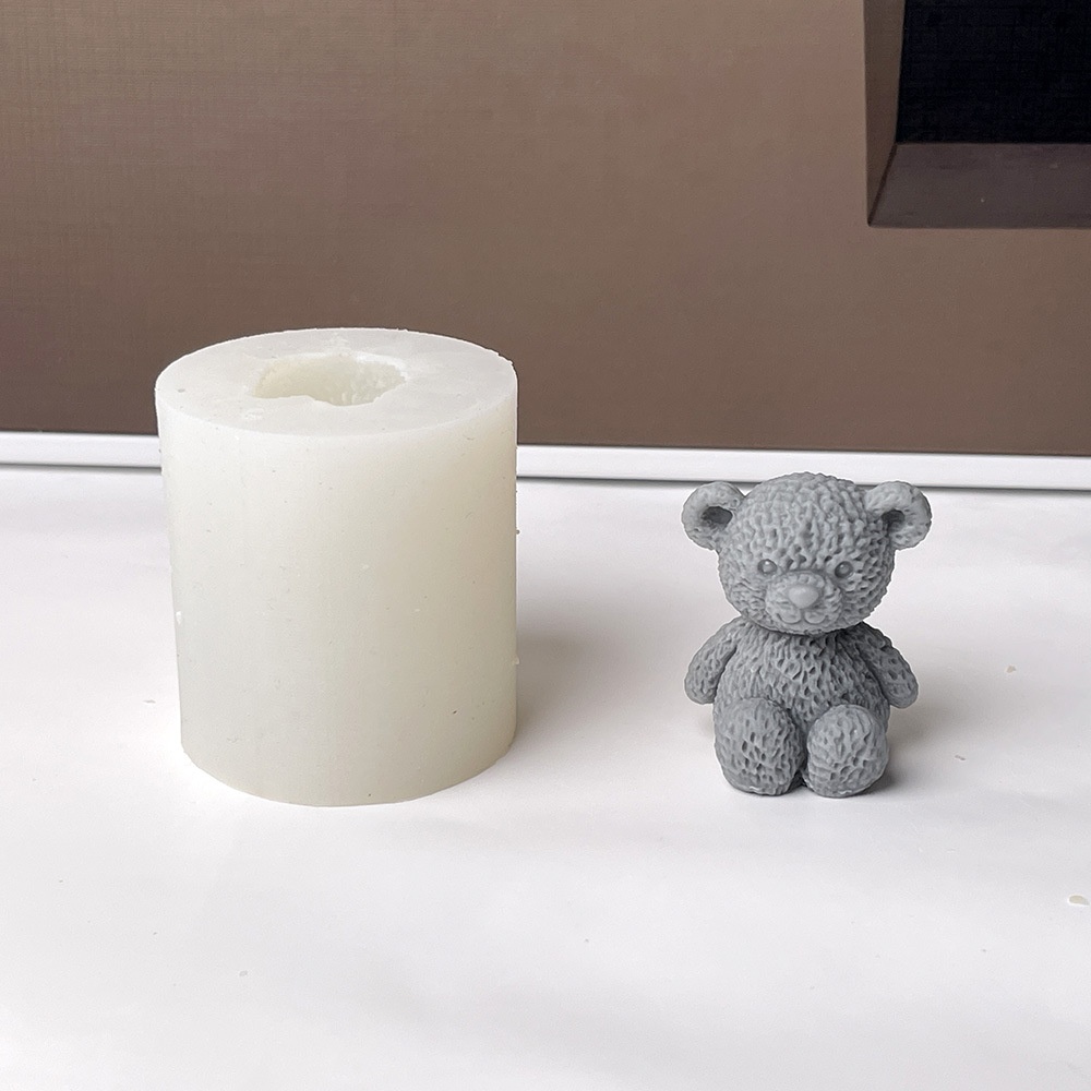 3D Cute Bear Candle Making Mou - Soap Making Chemical ulasan dan harga