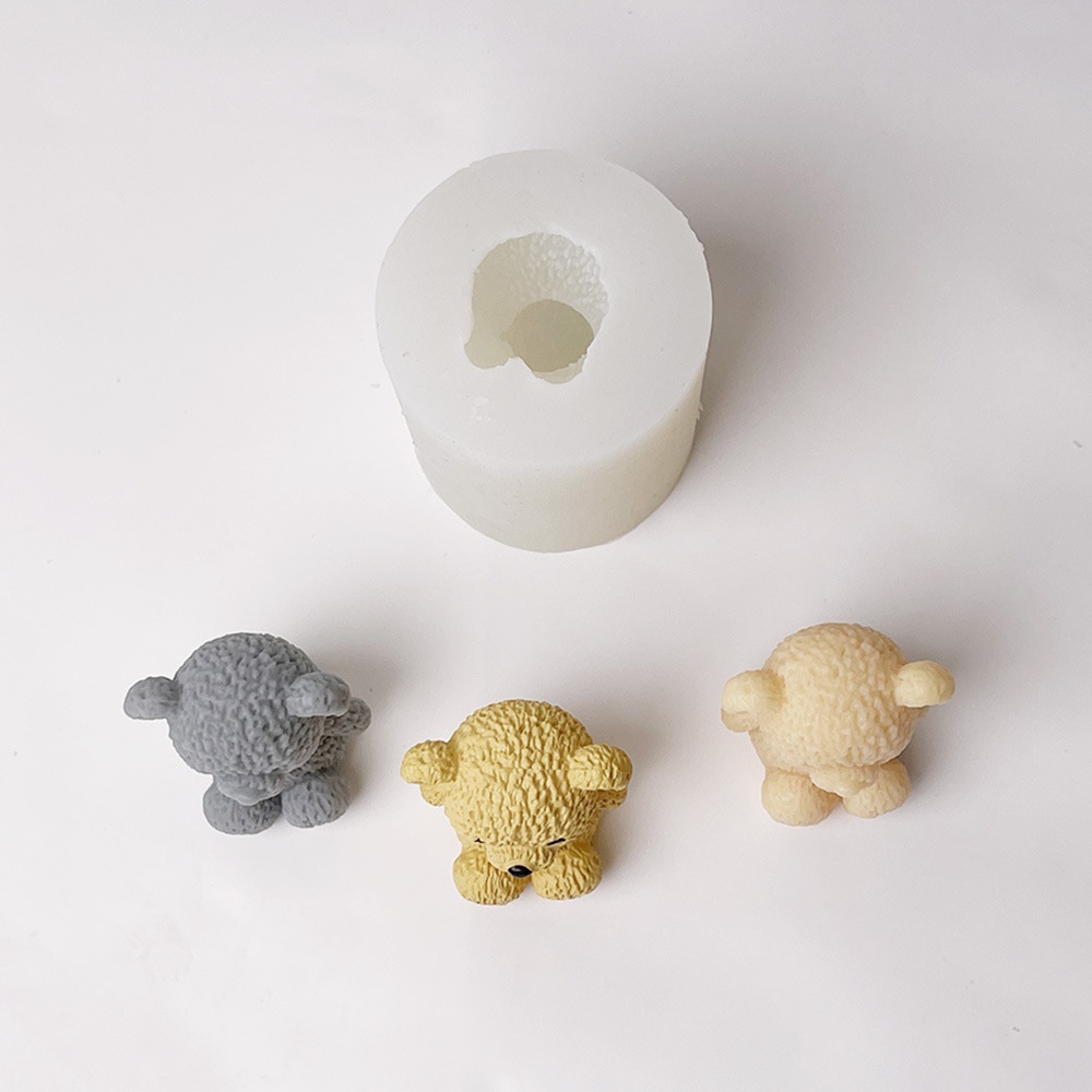 3D Cute Bear Candle Making Mou - Soap Making Chemical ulasan dan harga