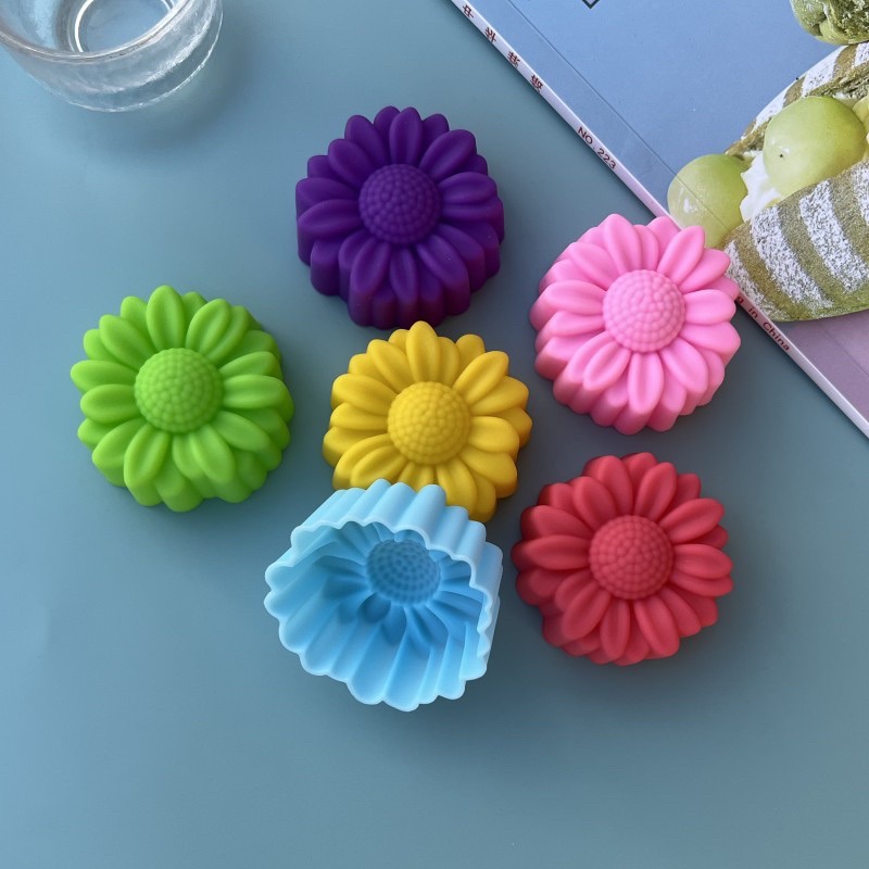 6 Pcs Set Non-Stick Flower Des - Soap Making Supplies ulasan dan harga