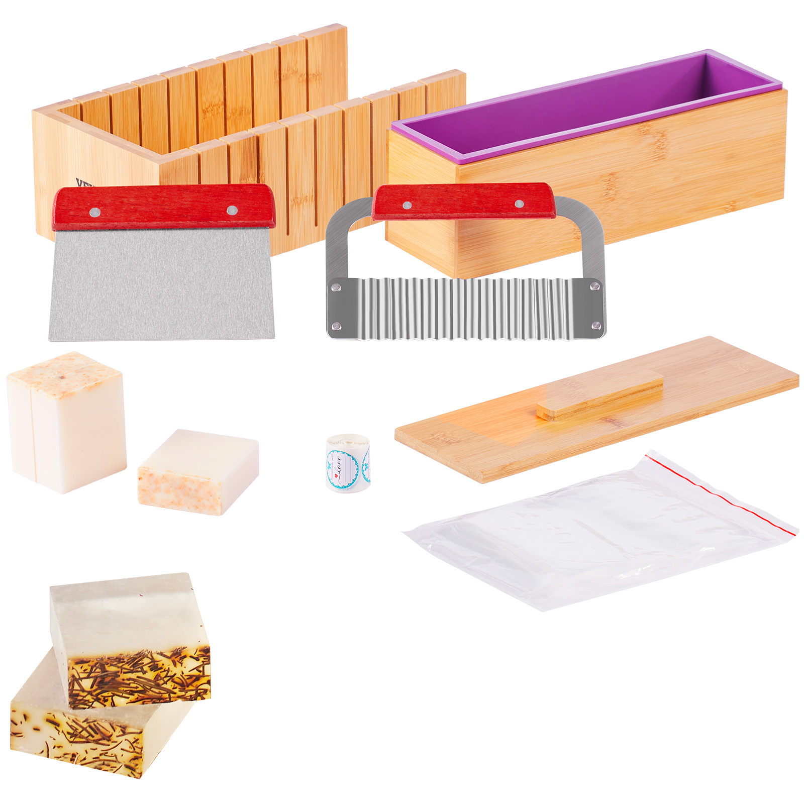 VEVOR Soap Making Kit Bamboo C - Soap Making Essentials ulasan dan harga