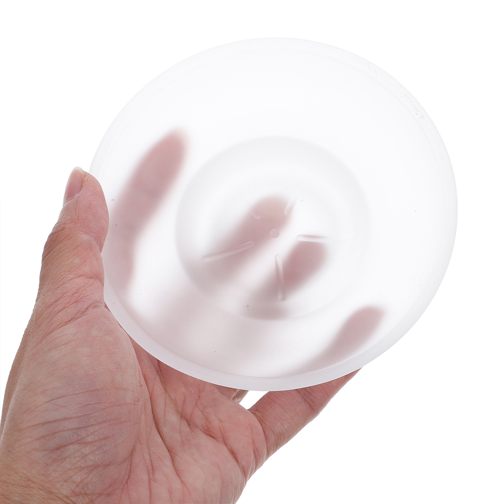 Frosted Glass Soap Dish Round  - Soap Making Tray ulasan dan harga