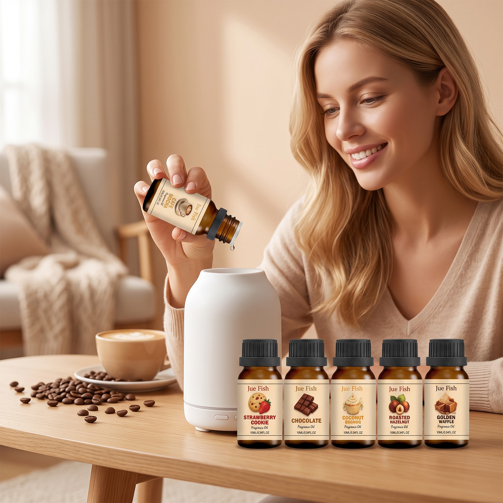 6pcs Coffee Shop Scented Fragr - Soap Making Books ulasan dan harga