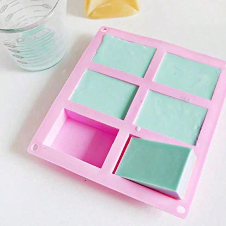 1-2 Pack 6‑Cavity DIY Silicone - Soap Making Supplies ulasan dan harga