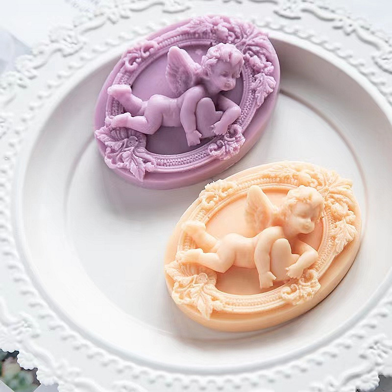 3D Angel Kids Shaped Silicone  - Soap Making In Home ulasan dan harga