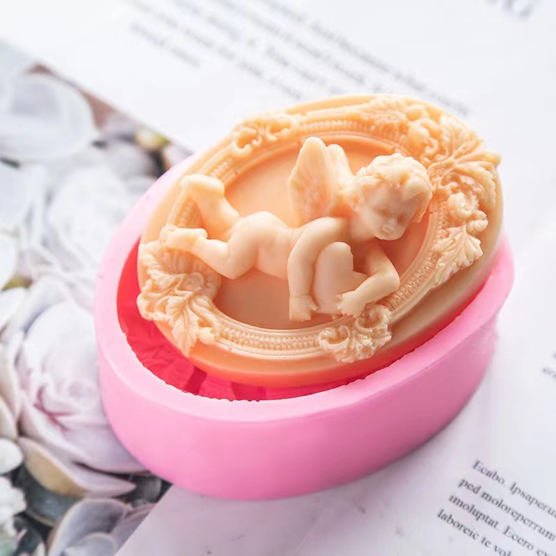 3D Angel Kids Shaped Silicone  - Soap Making In Home ulasan dan harga