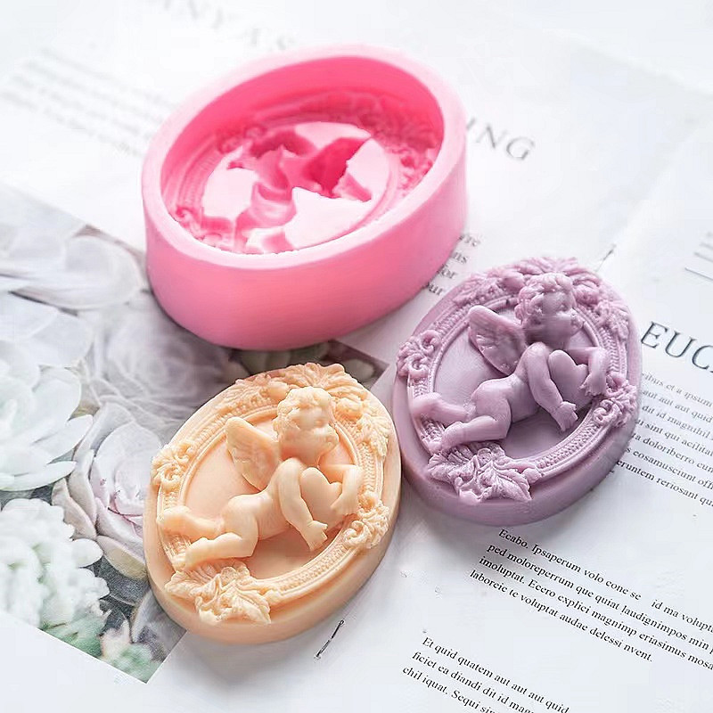 3D Angel Kids Shaped Silicone  - Soap Making In Home ulasan dan harga