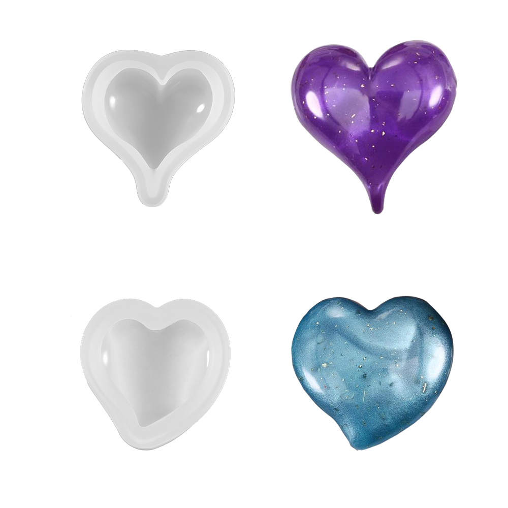 1PCS 3D Heart Shape Silicone M - Soap Making Business ulasan dan harga