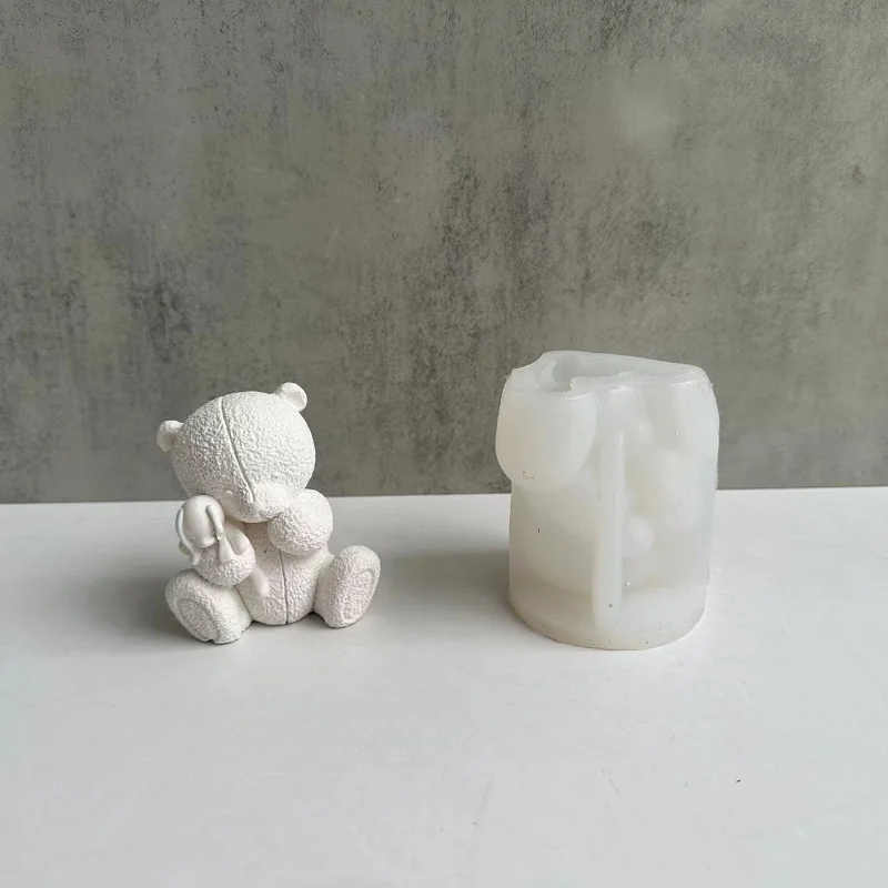 Woven Bear Candle Silicone Mol - Soap Making Business ulasan dan harga
