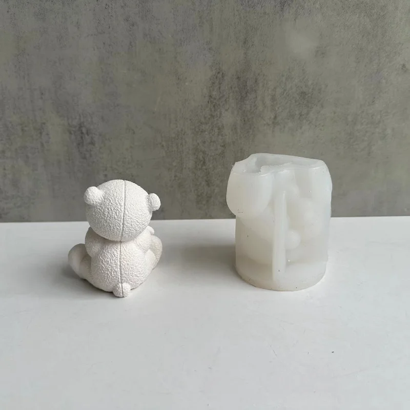 Woven Bear Candle Silicone Mol - Soap Making Business ulasan dan harga